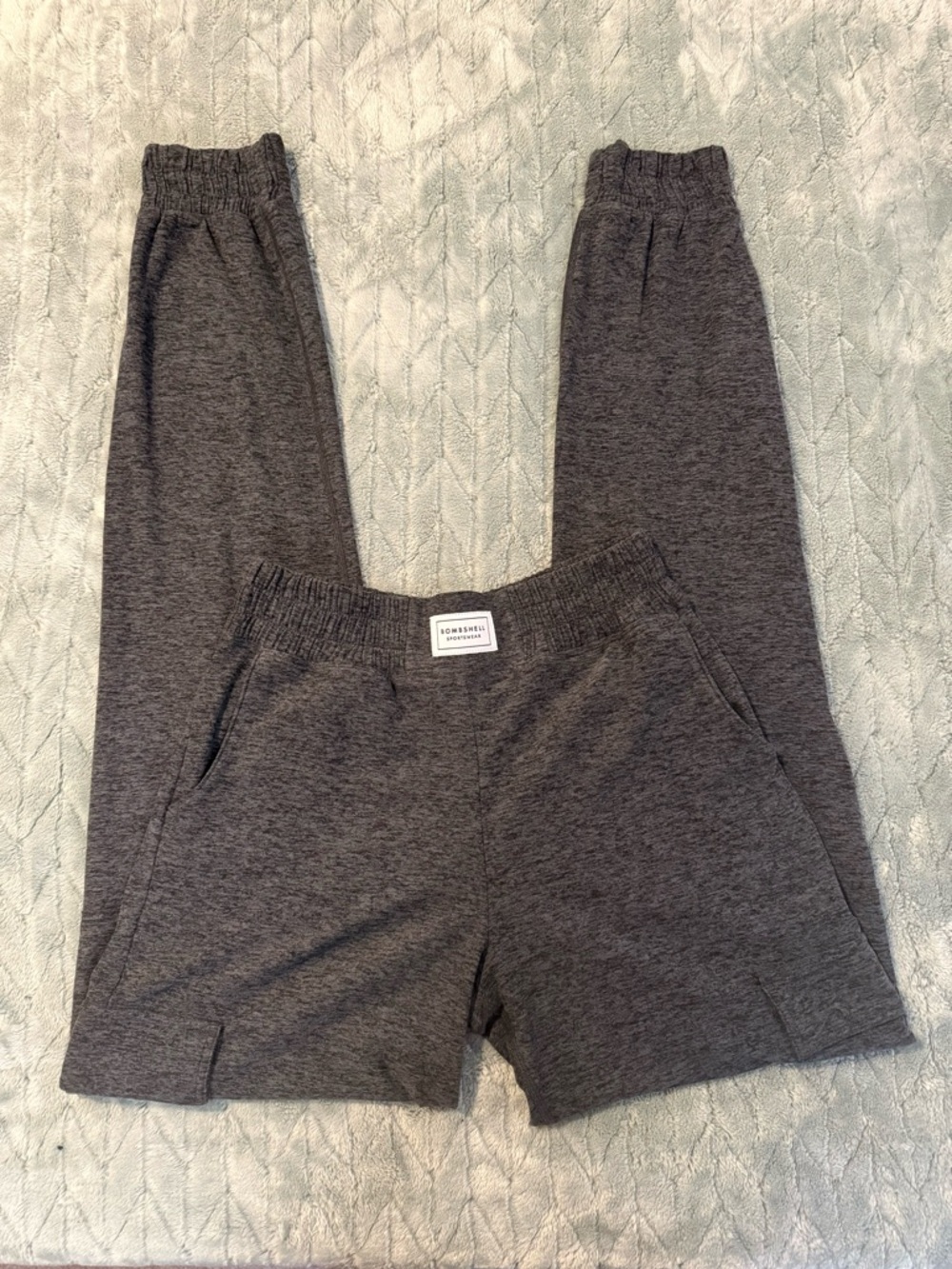 LIKE NEW! Bombshell Sportswear Cloud Comfort Joggers - Charcoal Size XS - Picture 8 of 9